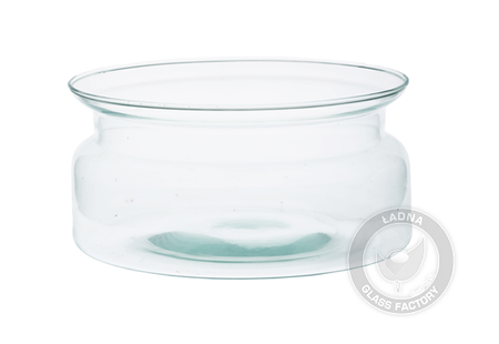 Szklana misa słój W-332G2 H:9.5cm D:19cm