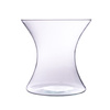 Szklany wazon klepsydra W-466A H:25cm D:19,5cm