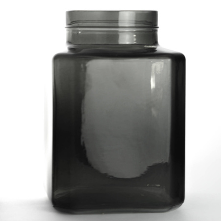 Szklany słój H:20cm D:13,5cm WM-8P003 dymny