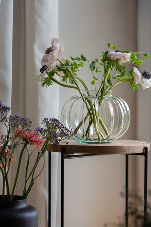 Szklana dynia wazon H:16,5cm D:23cm