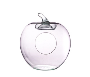 Szklany wazon Jabłko H:24cm, D:24cm