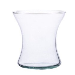 Szklany wazon klepsydra WD-13 H:12,6cm D:12,5cm