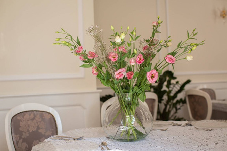 Szklany wazon W-591B Bubble H:26cm D:28cm