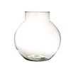 Szklany wazon W-503B H:23,5cm D:23cm