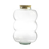 Szklane Terrarium W-686A + korek H:32cm D:21cm