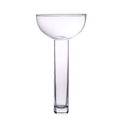 Szklany wazon W-577 H:25cm D:11cm