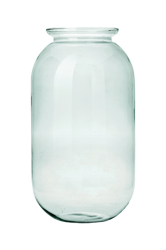 Szklany wazon słój W-524C H:41cm D:23cm