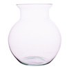 Szklany wazon W-425B H:27cm D:25cm