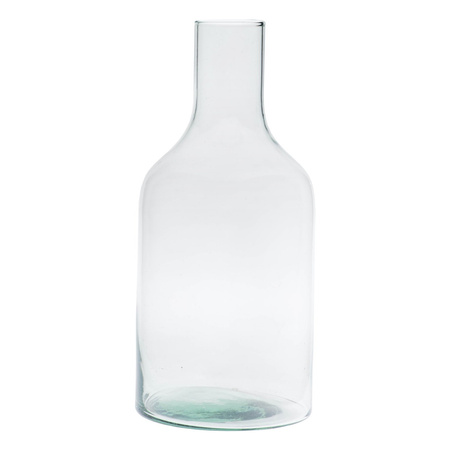 Szklany wazon butelka W-394A H:33cm D:15cm