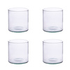 Komplet szklanek na napoje WL-88 (4 sztuki) H:8,5cm D:8,3cm