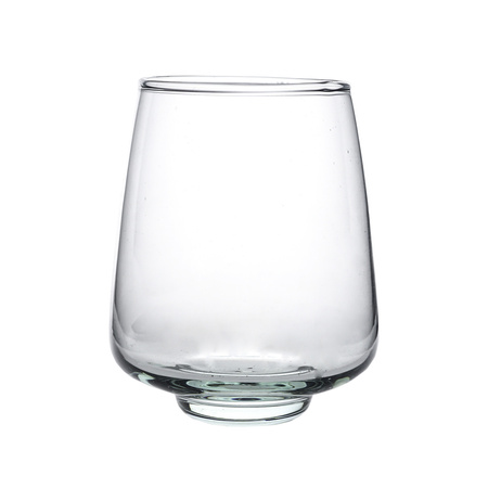 Szklany wazon W-691 H:9cm D:8cm