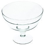 Szklana patera P-4 H:15cm D:19cm