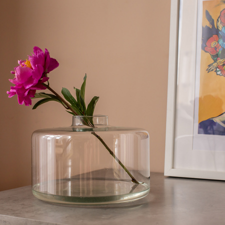 Szklany wazon słój W-754B H:13cm D:19cm