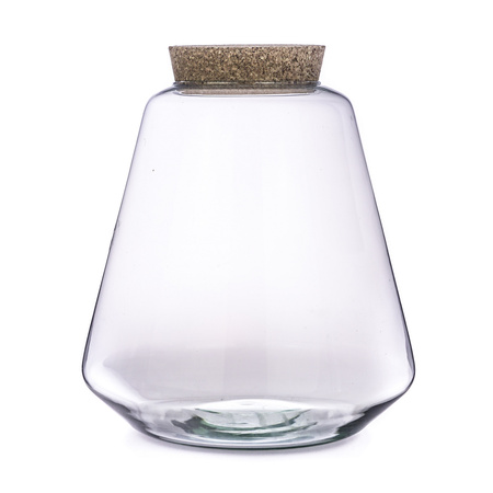 Szklane terrarium W-735B + korek H:32cm D:21cm
