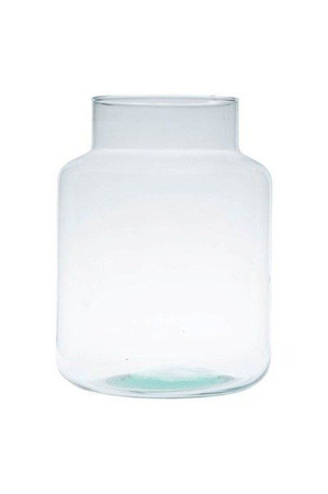 Szklany wazon słój W-395C H:20cm D:19cm