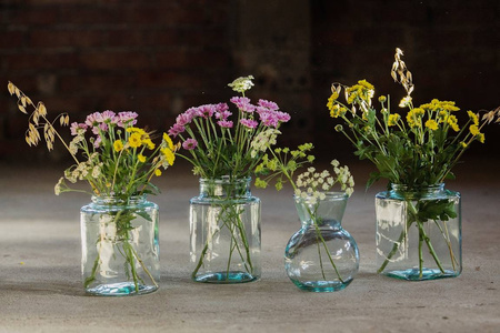 Szklany wazon słój H:18cm D:14,5cm WM-K019