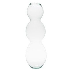 Szklany wazon W-400C H:70cm D:24cm