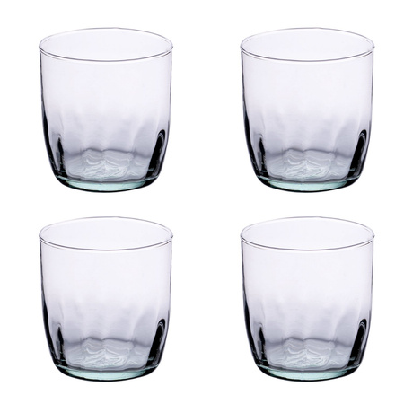 Szklanki na napoje (zestaw 4 szt) W-410 Optyk H:9cm D:8cm