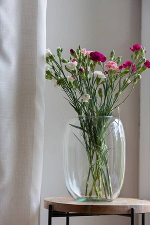 Szklany wazon słój W-599A H:25cm D:19cm