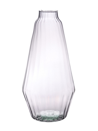 Szklany wazon W-685B OPTYK H:42 cm D:21 cm