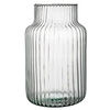 Szklany wazon ryflowany słój W-395E H:30cm D:19cm