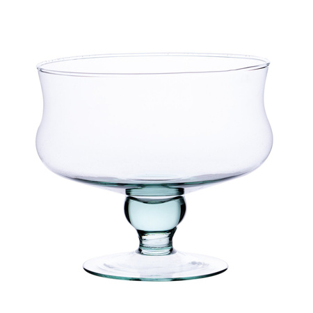 Szklana patera P-1 H:15cm D:17cm