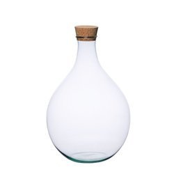 Szklane terrarium W-563+korek H:36cm D:25cm