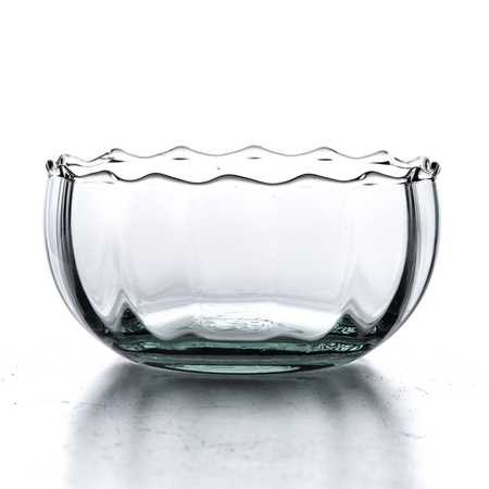 Misa szklana na salatkę W-698 H:7cm D:14cm