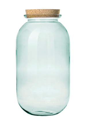 Szklany wazon słój W-524C+korek H:41cm D:23cm