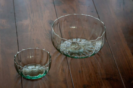 Misa szklana na salatkę W-698 H:7cm D:14cm