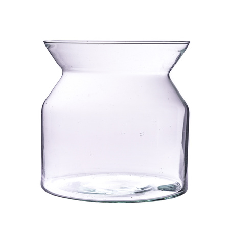 Szklany wazon słój W-483 H:14cm D:14cm