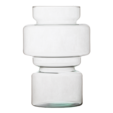 Szklany wazon W-718A H:25m D:17cm