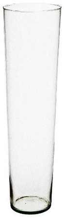 Szklany wazon W-96K H:60cm D:17,5cm