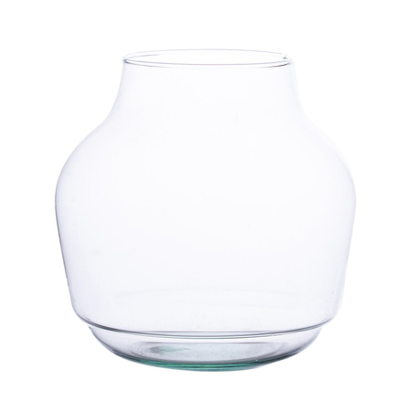 Szklany wazon słój W-456A1 H:19cm D:19cm