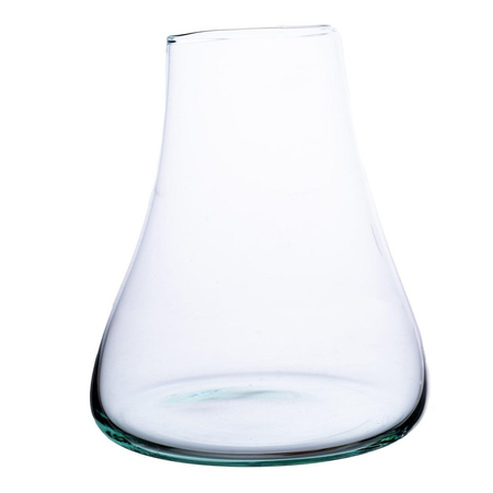 Szkło lane formowane ręcznie 15-18cm płaskie dno