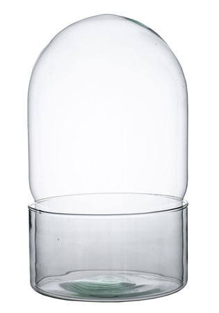 Szklane terrarium W-608A+W-609A H:32cm D:18cm Bez dziury
