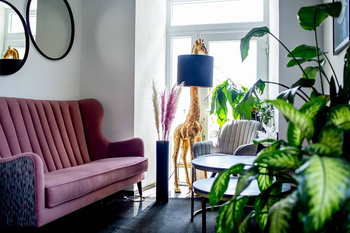 Szklany wazon Cylinder czarny mat H:50cm D:12,5cm