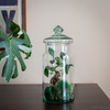 Szklany wazon słój H:32cm D:14cm W-332N1+pokrywa
