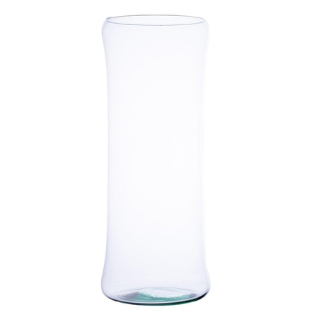 Szklany wazon W-568 H:43cm D:17cm