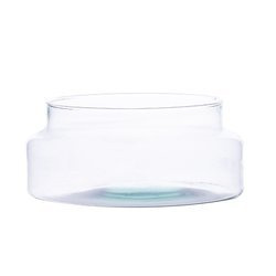 Szklany wazon słój W-546 H:10cm D:25cm