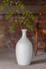Wazon butelka W-259 biały mat H:48cm D:23cm