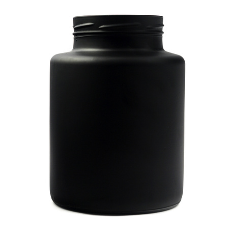 Szklany słój H:20cm D:13,5cm WM-G001 czarny