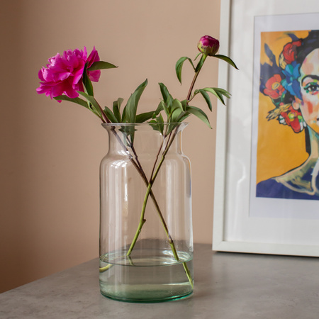 Szklany wazon słój H:25cm D:14cm W-332N1