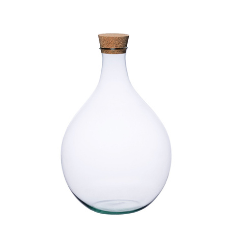Szklane terrarium W-563+korek H:36cm D:25cm