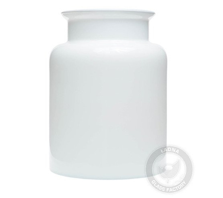 Wazon biały W-332 H:25cm D:19cm