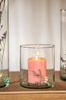 Szklany wazon cylinder H:14cm D:12cm SALE