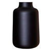Czarny wazon szklany słój W-629 mat H:30 cm D:18,5 cm