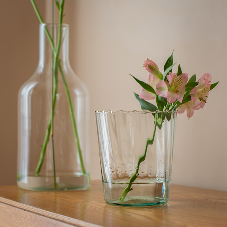 Szklana doniczka do storczyka FLORIS optyk H:15cm D:14cm