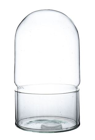 Szklane terrarium W-608+W-609 H:25cm D:14cm Bez dziury