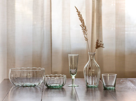 Szklana karafka na napoje W-670 H:21cm D:9cm